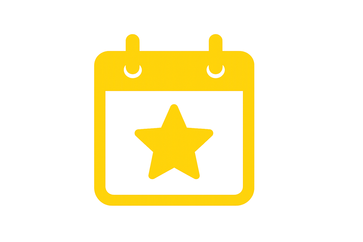 event icon yellow