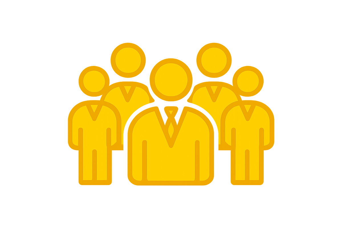 team icon yellow